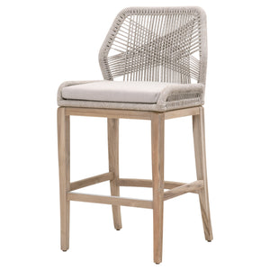 Essentials for Living Woven Loom Outdoor Barstool 6808BS.WTA/PUM/GT