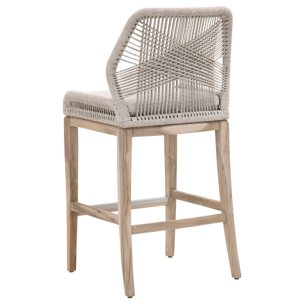 Essentials for Living Woven Loom Outdoor Barstool 6808BS.WTA/PUM/GT