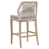 Essentials for Living Woven Loom Outdoor Barstool 6808BS.WTA/PUM/GT