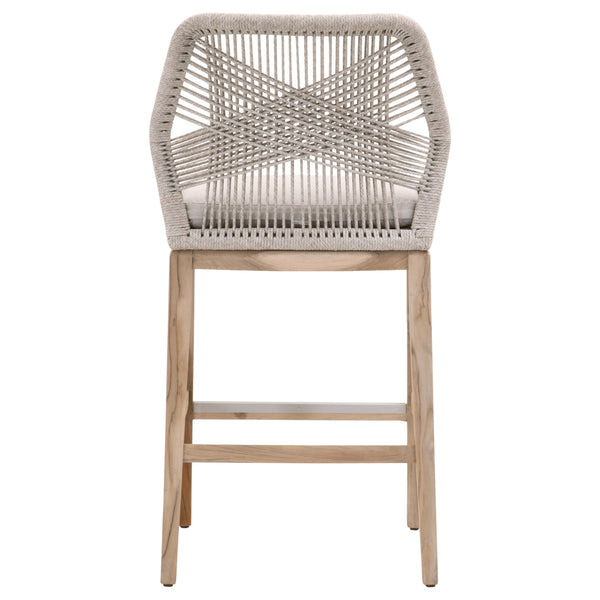 Essentials for Living Woven Loom Outdoor Barstool 6808BS.WTA/PUM/GT