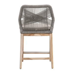 Essentials for Living Woven Loom Outdoor Counter Stool 6808CS.PLA-R/SG/GT