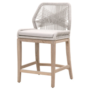 Essentials for Living Woven Loom Outdoor Counter Stool 6808CS.WTA/PUM/GT