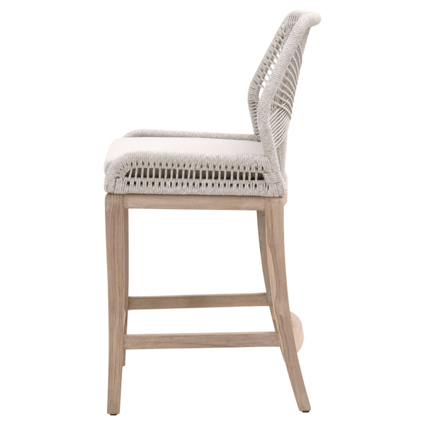 Essentials for Living Woven Loom Outdoor Counter Stool 6808CS.WTA/PUM/GT