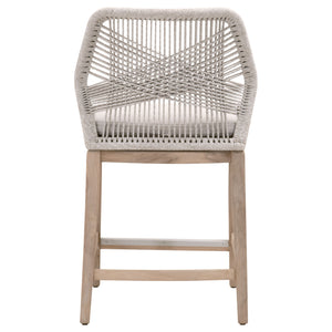Essentials for Living Woven Loom Outdoor Counter Stool 6808CS.WTA/PUM/GT