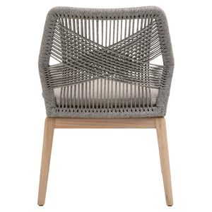Essentials for Living Woven Loom Outdoor Dining Chair - Set of 2 6808KD.PLA-R/SG/GT