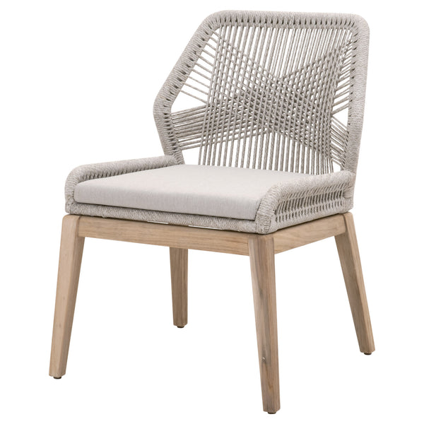 Essentials for Living Woven Loom Outdoor Dining Chair - Set of 2 6808KD.WTA/PUM/GT