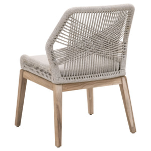 Essentials for Living Woven Loom Outdoor Dining Chair - Set of 2 6808KD.WTA/PUM/GT