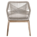 Essentials for Living Woven Loom Outdoor Dining Chair - Set of 2 6808KD.WTA/PUM/GT