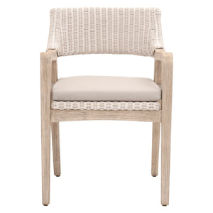 Essentials for Living Woven Lucia Arm Chair 6810.WW/LGRY/NG