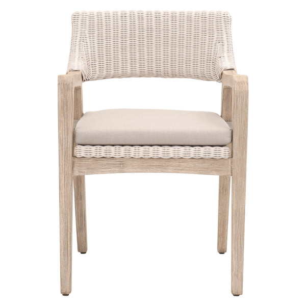 Essentials for Living Woven Lucia Arm Chair 6810.WW/LGRY/NG