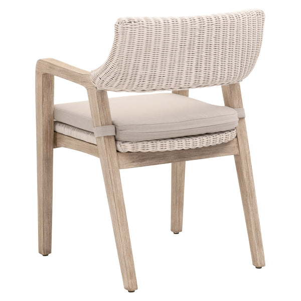 Essentials for Living Woven Lucia Arm Chair 6810.WW/LGRY/NG