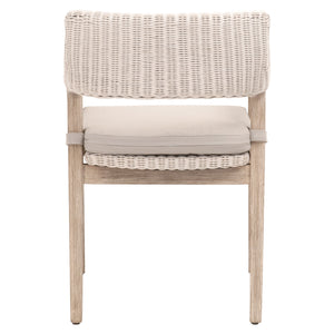 Essentials for Living Woven Lucia Arm Chair 6810.WW/LGRY/NG