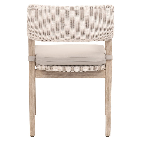 Essentials for Living Woven Lucia Arm Chair 6810.WW/LGRY/NG