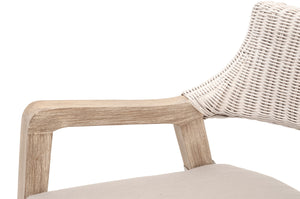 Essentials for Living Woven Lucia Arm Chair 6810.WW/LGRY/NG