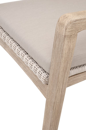 Essentials for Living Woven Lucia Arm Chair 6810.WW/LGRY/NG