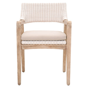Essentials for Living Woven Lucia Arm Chair 6810.WW/LGRY/NG