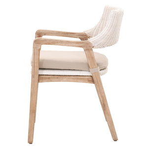 Essentials for Living Woven Lucia Arm Chair 6810.WW/LGRY/NG