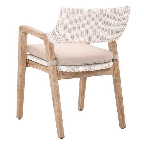 Essentials for Living Woven Lucia Arm Chair 6810.WW/LGRY/NG