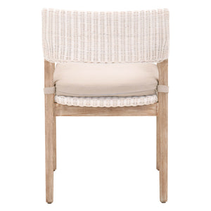 Essentials for Living Woven Lucia Arm Chair 6810.WW/LGRY/NG