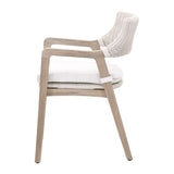 Essentials for Living Woven Lucia Outdoor Arm Chair 6810.PW/WHT/GT