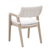 Essentials for Living Woven Lucia Outdoor Arm Chair 6810.PW/WHT/GT