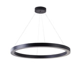 Bethel Matte Black LED Chandelier in Iron & Acrylic