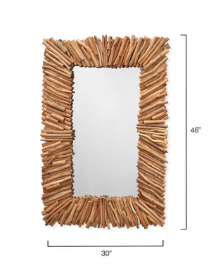 Jamie Young Co. Driftwood Rectangle Mirror M132