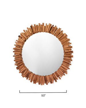 Jamie Young Co. Driftwood Round Mirror M134