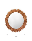 Driftwood Round Mirror