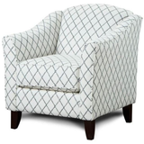 Fusion 452 Transitional Accent Chair 452 Muse Blue