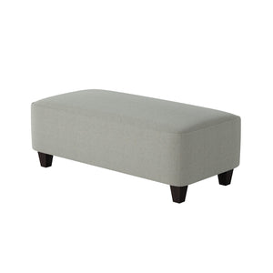 Fusion 100-C Transitional Cocktail Ottoman 100-C Invitation Mist 49" Wide Cocktail Ottoman