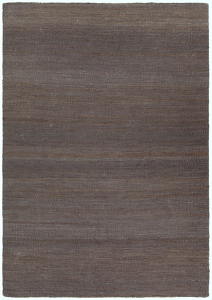 Chandra Rugs Mabel 100% Jute Hand-Woven Contemporary Rug Grey 7'9 x 10'6