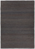 Chandra Rugs Mabel 100% Jute Hand-Woven Contemporary Rug Charcoal 7'9 x 10'6