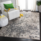 Madison 400 Madison 425 Contemporary Power Loomed Polypropylene Friese Rug Grey / Beige