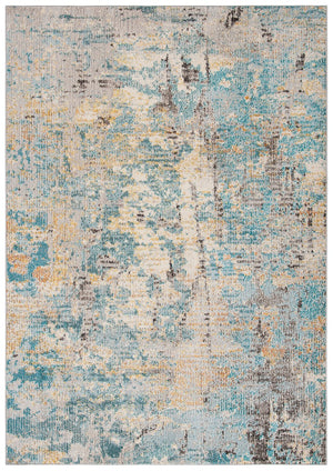 Madison 400 Madison 457 Contemporary Power Loomed Polypropylene Friese Rug Grey / Blue