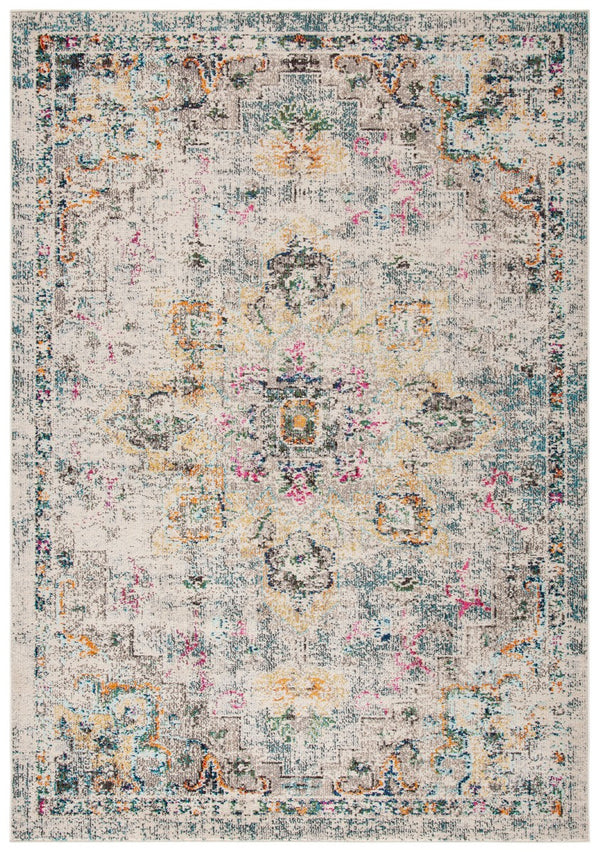 Madison 400 Madison 473 Transitional Power Loomed Polypropylene Friese Rug Grey / Gold