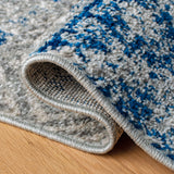 Madison 700 Madison 797 Bohemian Power Loomed 65% Polypropylene 21% Jute 7% Polyester 7% Cotton Rug Silver / Navy