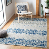 Madison 700 Madison 797 Bohemian Power Loomed 65% Polypropylene 21% Jute 7% Polyester 7% Cotton Rug Silver / Navy