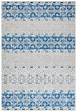 Madison 700 Madison 797 Bohemian Power Loomed 65% Polypropylene 21% Jute 7% Polyester 7% Cotton Rug Silver / Navy