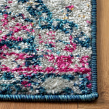 Madison 700 Madison 797 Bohemian Power Loomed 65% Polypropylene 21% Jute 7% Polyester 7% Cotton Rug Denim Blue / Purple