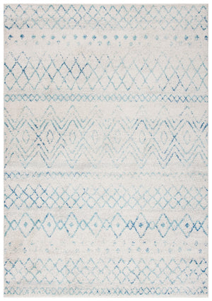 Madison 700 Madison 798 Bohemian Power Loomed 65% Polypropylene 21% Jute 7% Polyester 7% Cotton Rug Ivory / Aqua