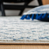 Madison 700 Madison 798 Bohemian Power Loomed 65% Polypropylene 21% Jute 7% Polyester 7% Cotton Rug Ivory / Navy