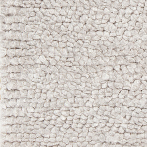Chandra Rugs Mae 70% Wool + 30% Viscose Hand-Woven Contemporary Rug Silver 9' x 13'