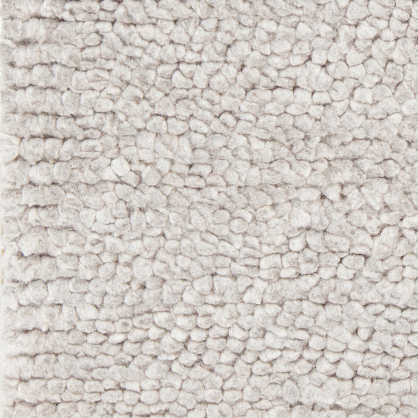 Chandra Rugs Mae 70% Wool + 30% Viscose Hand-Woven Contemporary Rug Silver 9' x 13'