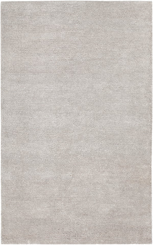 Chandra Rugs Mae 70% Wool + 30% Viscose Hand-Woven Contemporary Rug Silver 9' x 13'