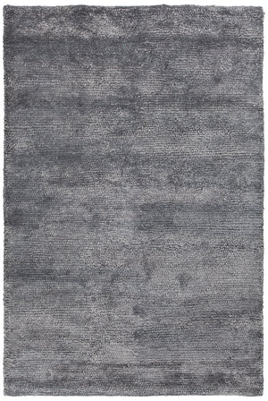 Chandra Rugs Mae 70% Wool + 30% Viscose Hand-Woven Contemporary Rug Grey 9' x 13'