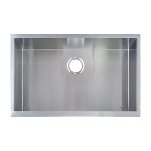 Yosemite Home Decor Yosemite Home Decor 19" x 32" Stainless Steel Undermount Right-Angled Single Sink MAGRA3219C-YHD