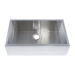 Yosemite Home Decor Yosemite Home Decor 19" x 32" Stainless Steel Undermount Right-Angled Single Sink MAGRA3219C-YHD