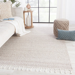 Jaipur Living Majorca Adria MAJ01 Handwoven Handmade Outdoor Contemporary Rug Cream 3' x 8'