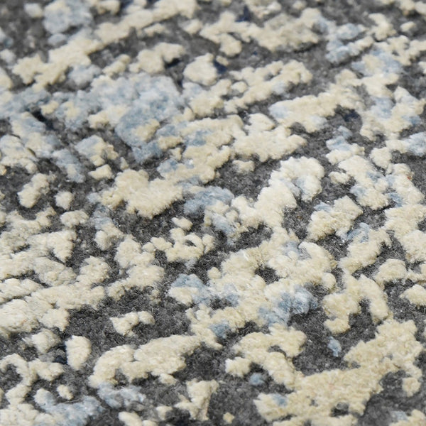 AMER Rugs Majestic MAJ-1 Hand-Knotted Abstract Modern & Contemporary Area Rug Gray/Blue 10' x 14'